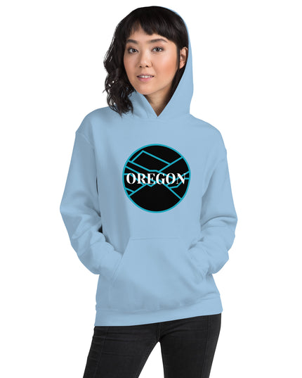 OREGON - Blue/Black - Unisex Hoodie