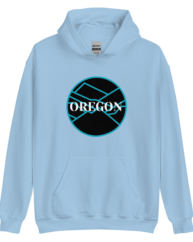 OREGON - Blue/Black - Unisex Hoodie