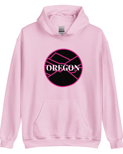 OREGON - Pink/Black - Unisex Hoodie