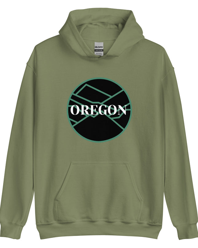 OREGON - Green/Black - Unisex Hoodie
