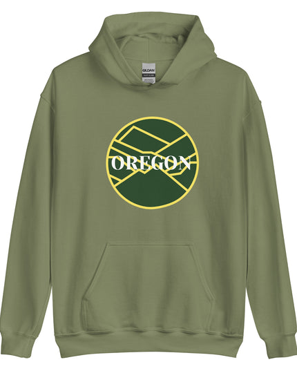 OREGON - Green/Yellow - Unisex Hoodie