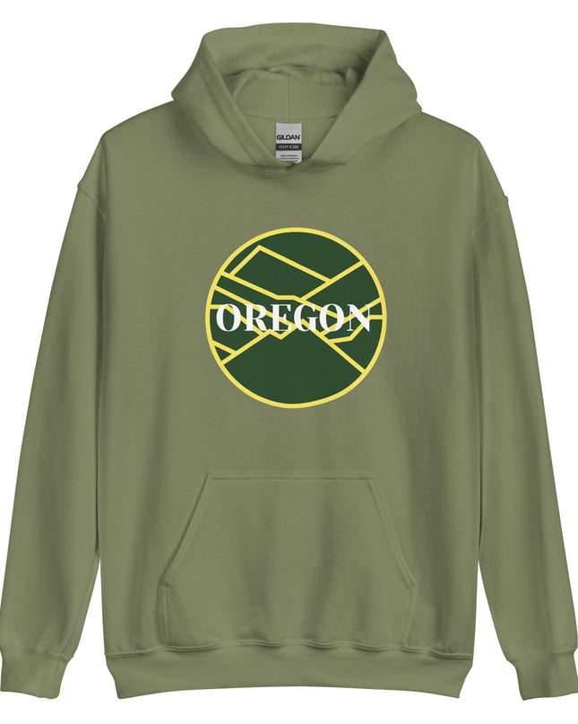 OREGON - Green/Yellow - Unisex Hoodie