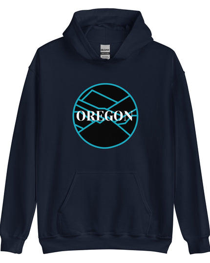 OREGON - Blue/Black - Unisex Hoodie