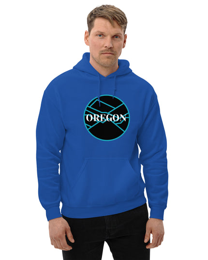 OREGON - Blue/Black - Unisex Hoodie