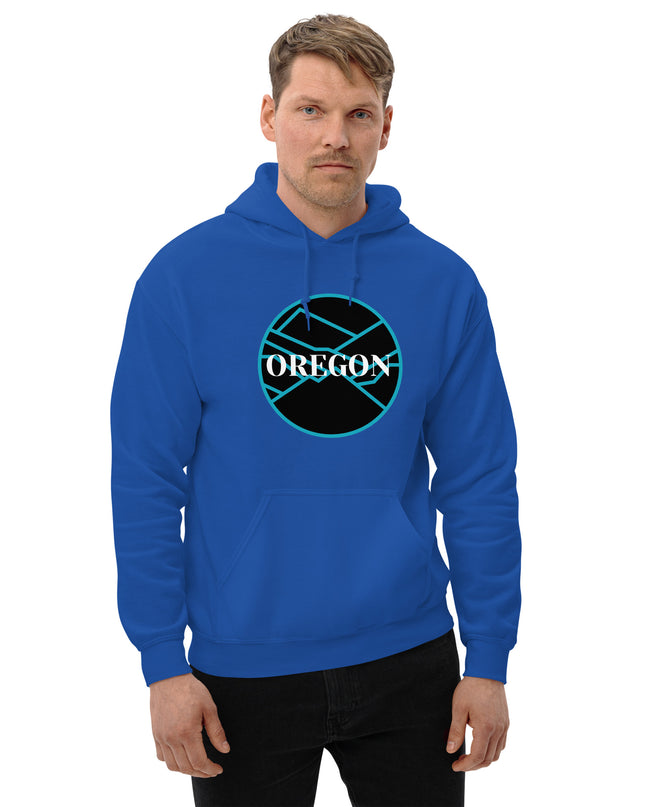 OREGON - Blue/Black - Unisex Hoodie