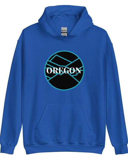 OREGON - Blue/Black - Unisex Hoodie