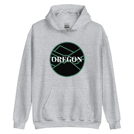 OREGON - Green/Black - Unisex Hoodie