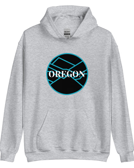 OREGON - Blue/Black - Unisex Hoodie
