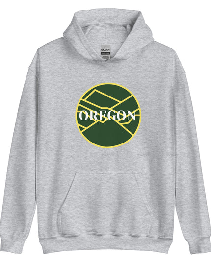 OREGON - Green/Yellow - Unisex Hoodie