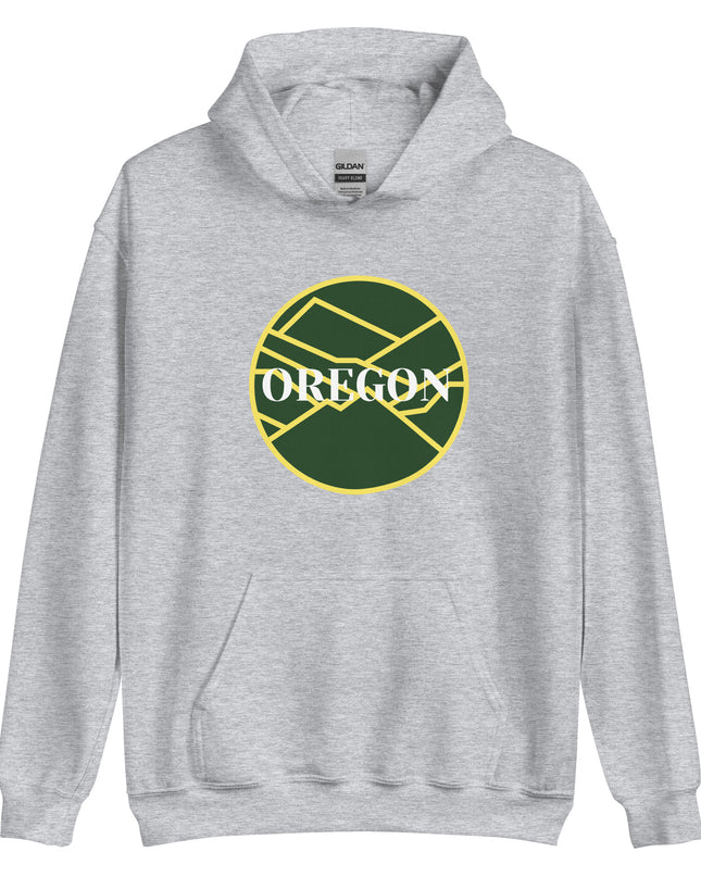 OREGON - Green/Yellow - Unisex Hoodie