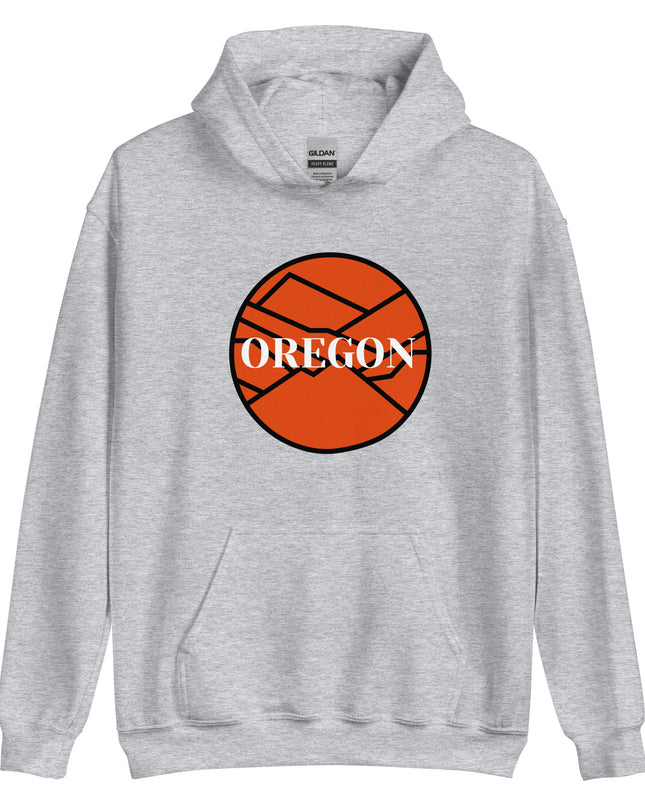 OREGON - Orange/Black - Unisex Hoodie