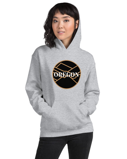 OREGON - Black/Tan - Unisex Hoodie