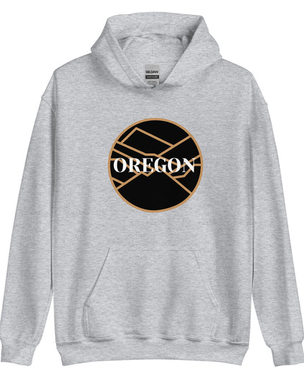OREGON - Black/Tan - Unisex Hoodie