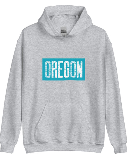 Oregon in Teal - Unisex Hoodie