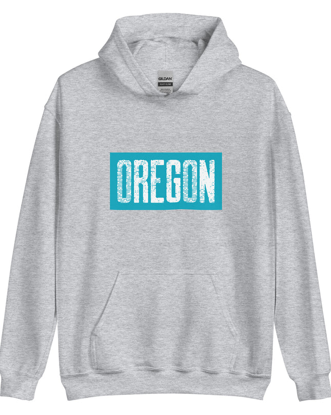 Oregon in Teal - Unisex Hoodie