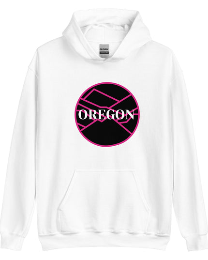 OREGON - Pink/Black - Unisex Hoodie