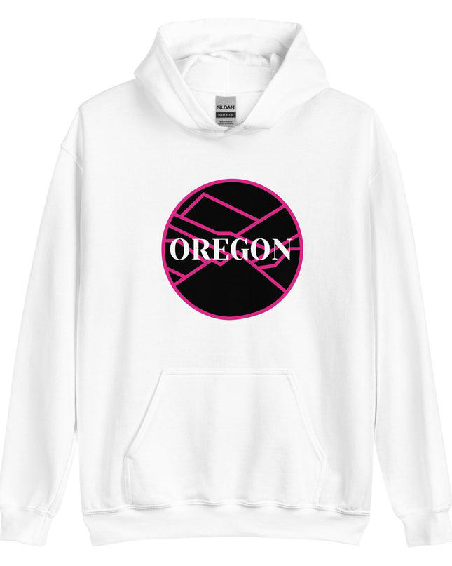 OREGON - Pink/Black - Unisex Hoodie