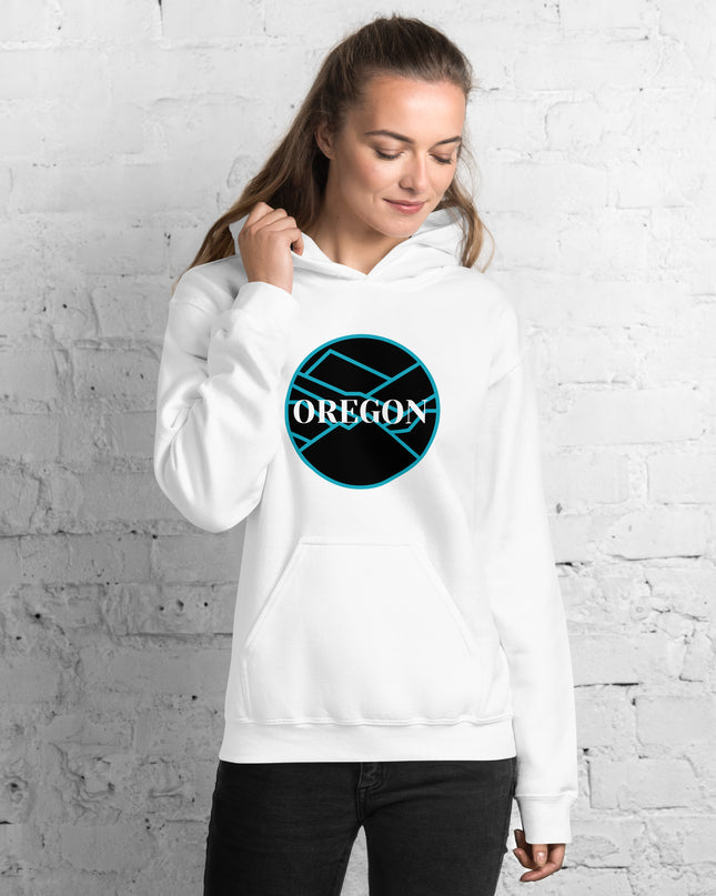 OREGON - Blue/Black - Unisex Hoodie