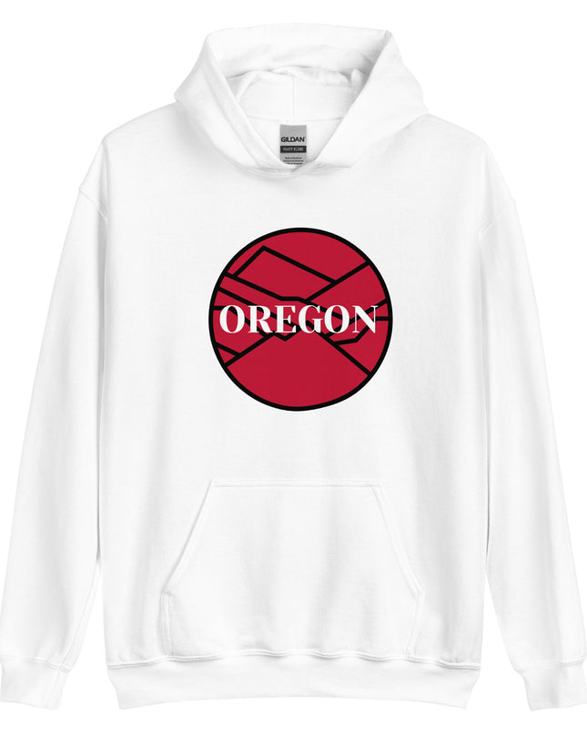 OREGON - Red/Black - Unisex Hoodie