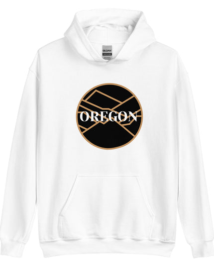 OREGON - Black/Tan - Unisex Hoodie