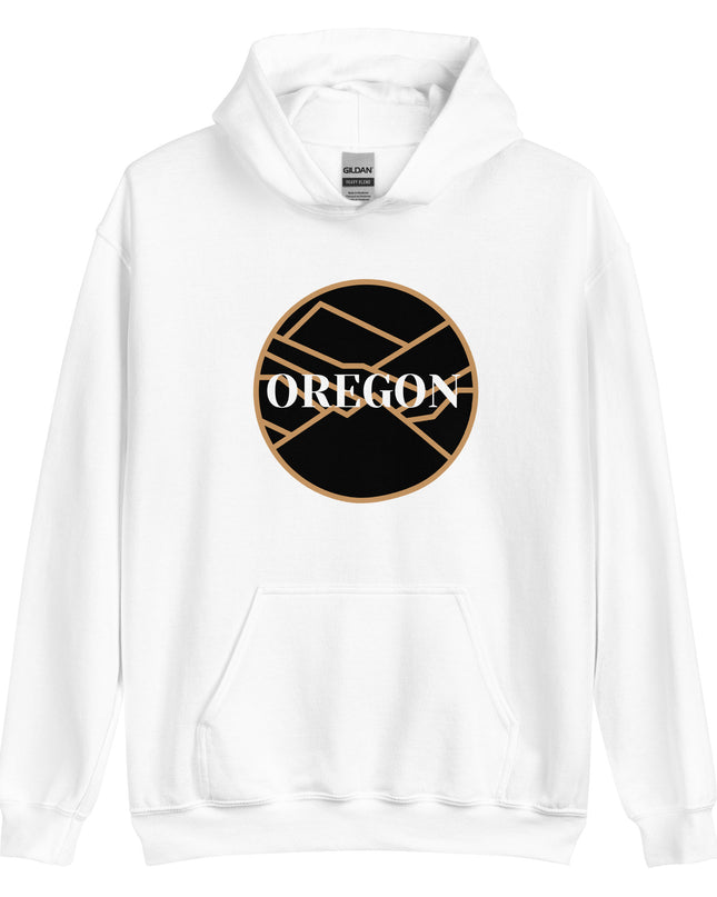 OREGON - Black/Tan - Unisex Hoodie