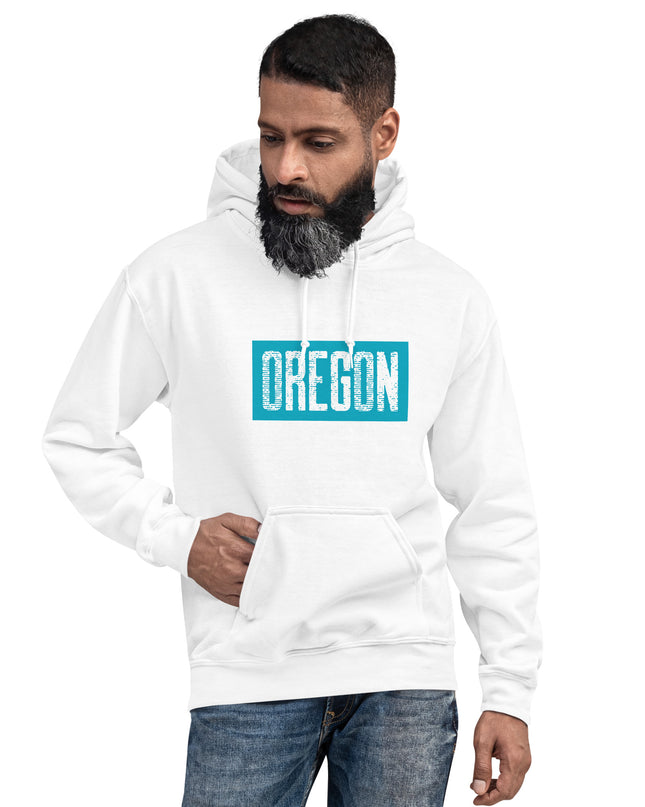 Oregon in Teal - Unisex Hoodie