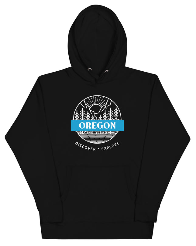Oregon - Discover - Explore - Unisex Hoodie
