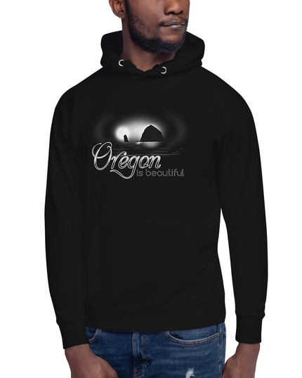 Oregon is Beautiful/ BW - Unisex Hoodie