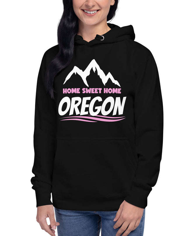 Home Sweet Home Oregon/Pink - Unisex Hoodie