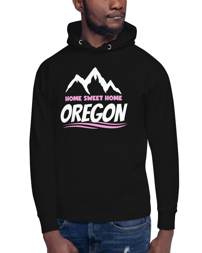 Home Sweet Home Oregon/Pink - Unisex Hoodie