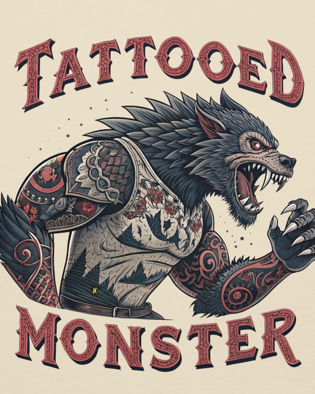 TATTOOED MONSTER #4 - Unisex Hoodie