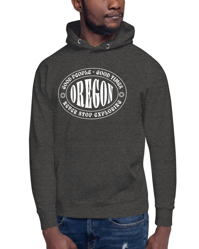 Oregon - Good People - Good Time - Unisex Hoodie