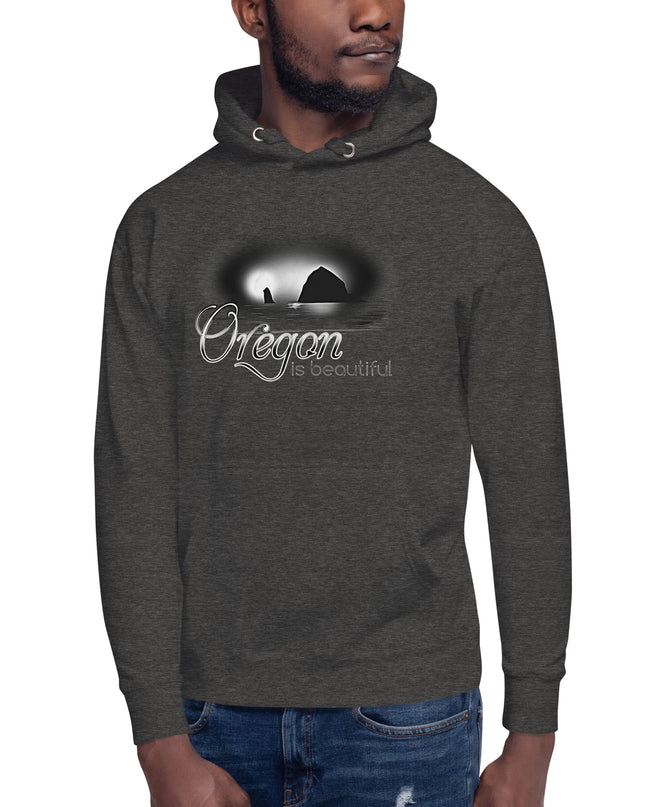 Oregon is Beautiful/ BW - Unisex Hoodie