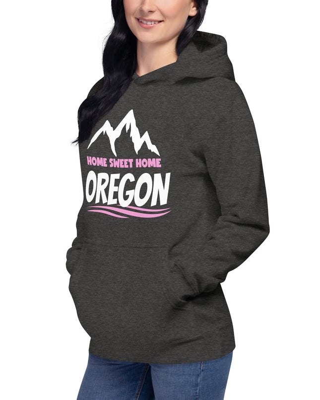 Home Sweet Home Oregon/Pink - Unisex Hoodie
