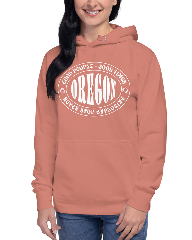 Oregon - Good People - Good Time - Unisex Hoodie