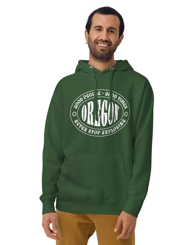 Oregon - Good People - Good Time - Unisex Hoodie