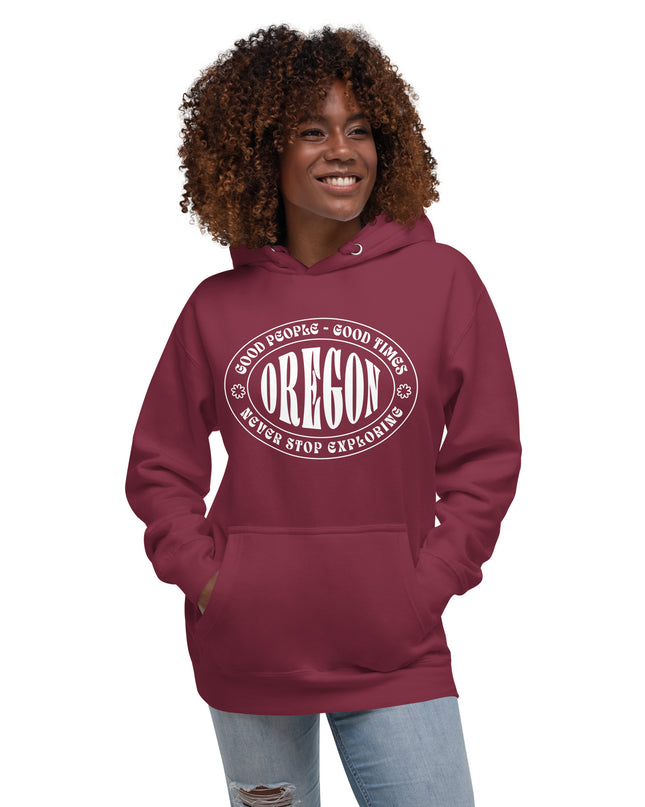 Oregon - Good People - Good Time - Unisex Hoodie