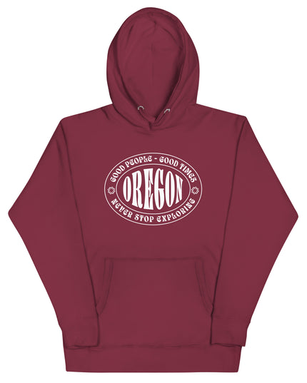 Oregon - Good People - Good Time - Unisex Hoodie