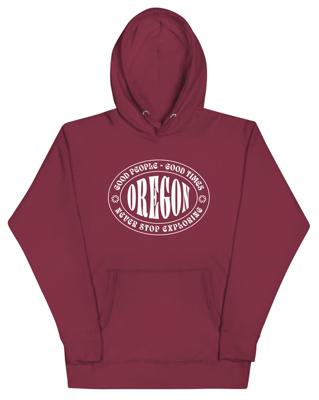 Oregon - Good People - Good Time - Unisex Hoodie