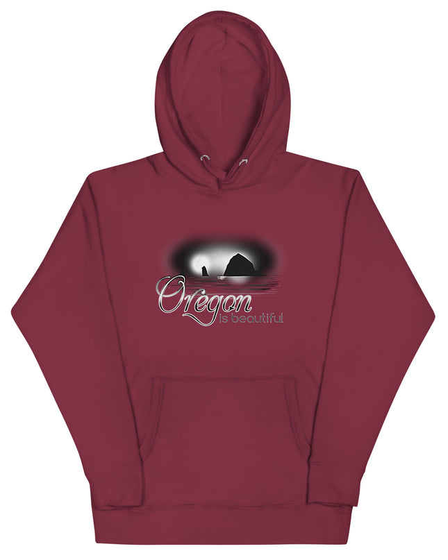 Oregon is Beautiful/ BW - Unisex Hoodie