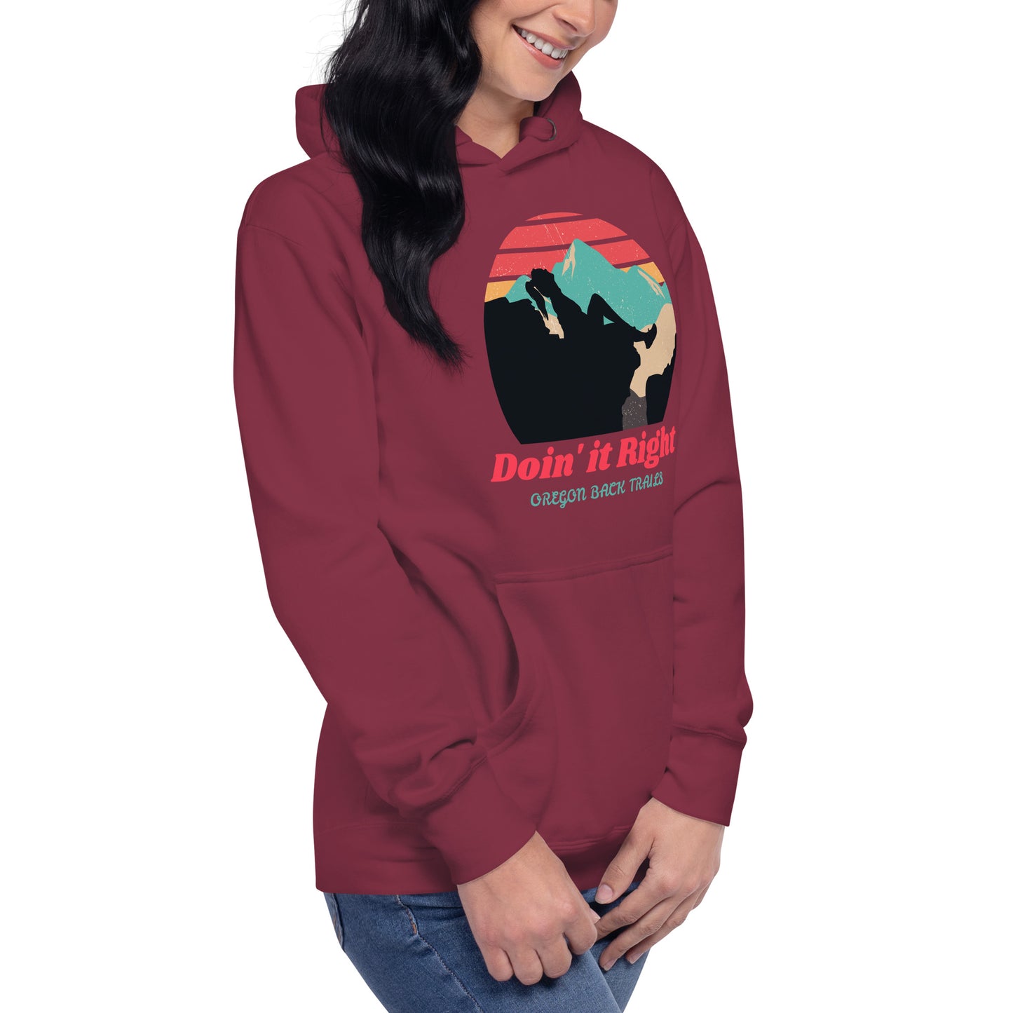 Doin it Right - Oregon Backtrails - Unisex Hoodie