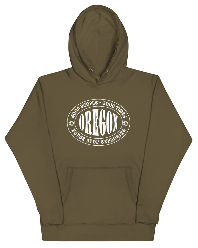 Oregon - Good People - Good Time - Unisex Hoodie