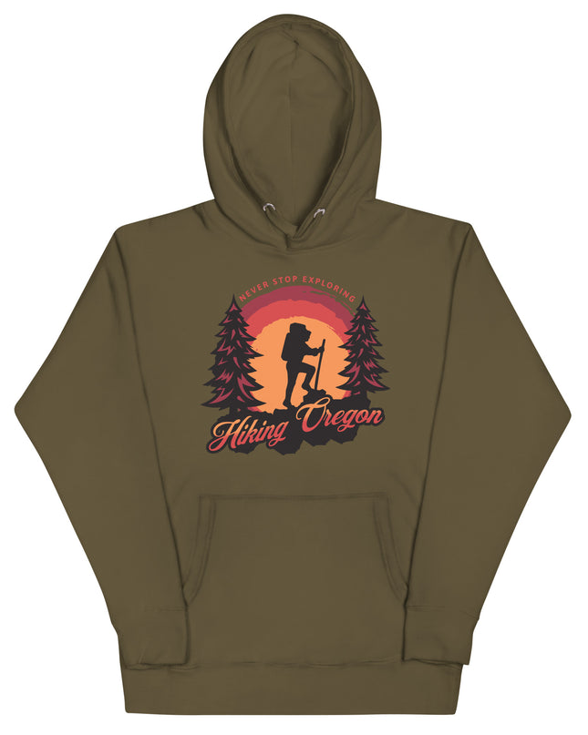 Hiking Oregon/2 - Unisex Hoodie