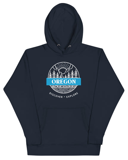 Oregon - Discover - Explore - Unisex Hoodie