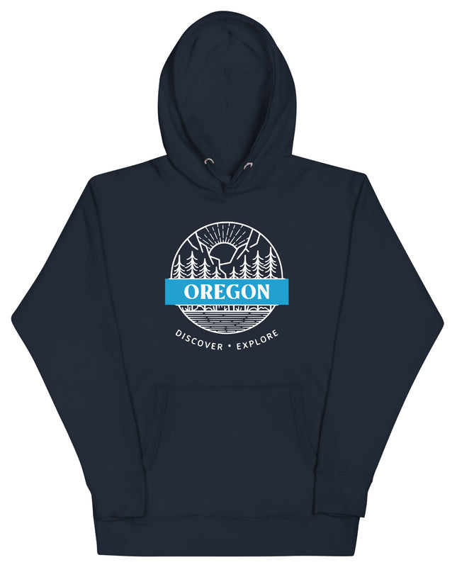 Oregon - Discover - Explore - Unisex Hoodie