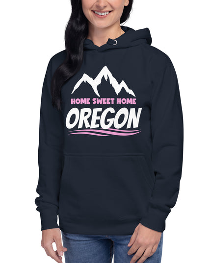 Home Sweet Home Oregon/Pink - Unisex Hoodie
