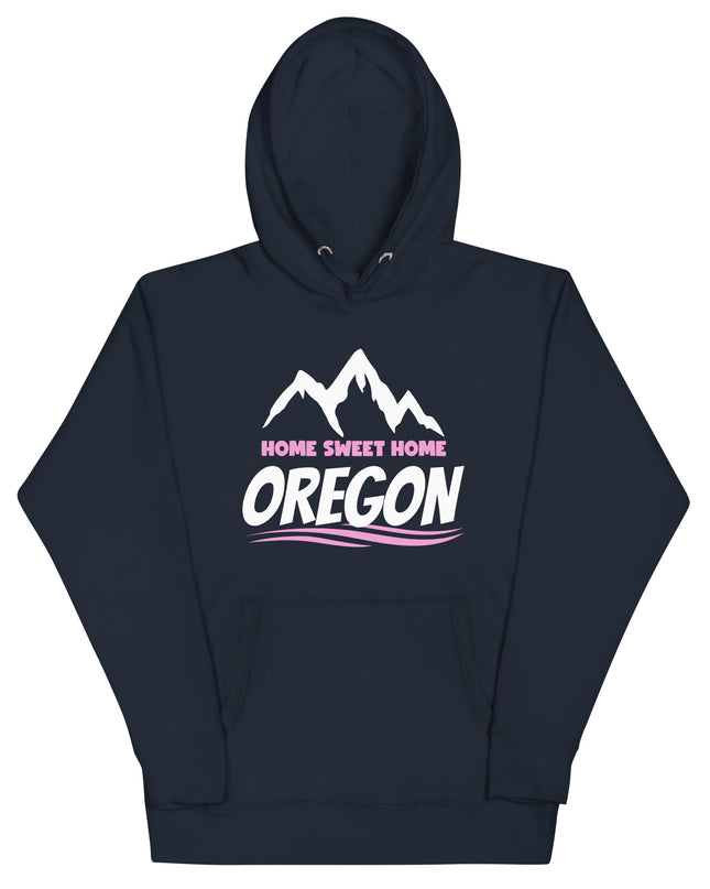 Home Sweet Home Oregon/Pink - Unisex Hoodie