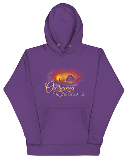 Oregon is Beautiful - Haystack Rock - Unisex Hoodie