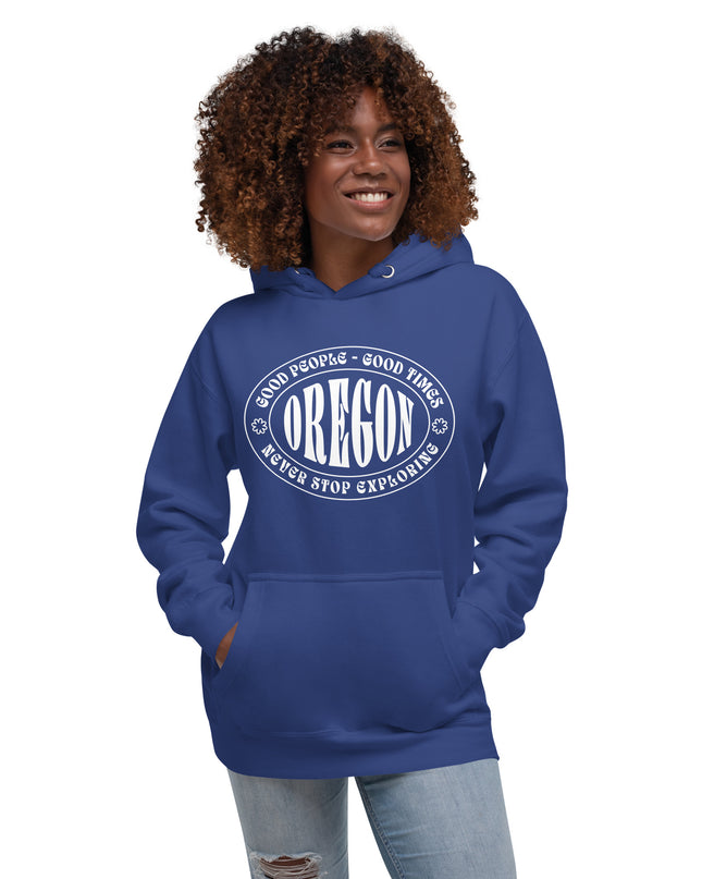 Oregon - Good People - Good Time - Unisex Hoodie