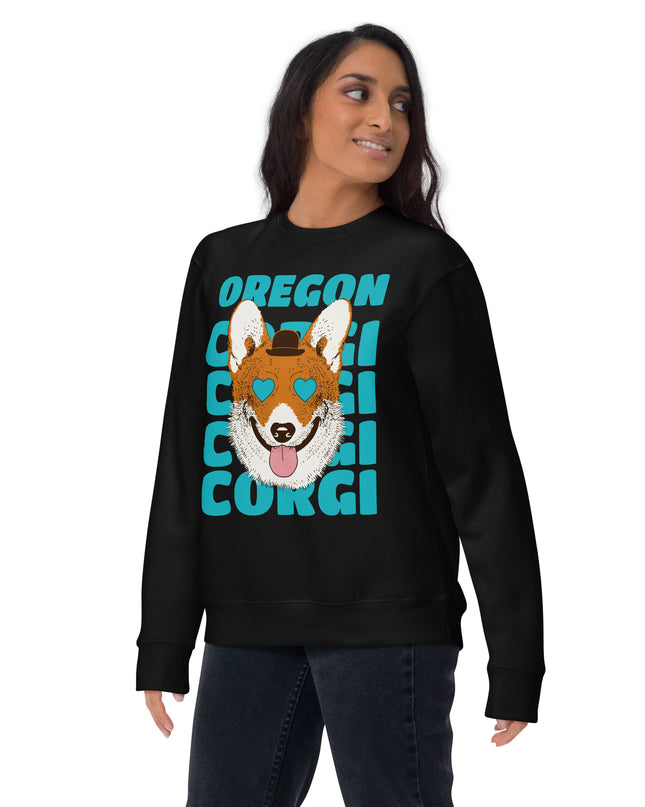 Oregon Corgi - Unisex Premium Sweatshirt